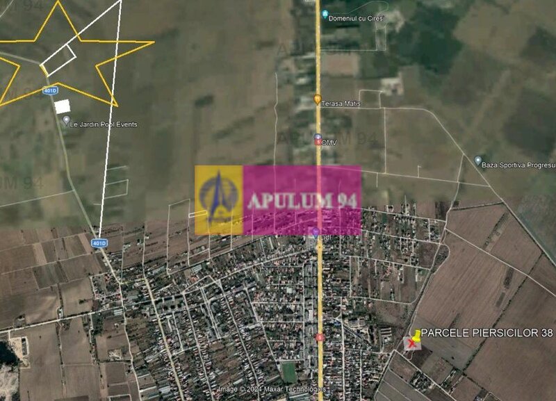 Teren Intravilan  cu front stradal la un Drum Principal langa Bucuresti